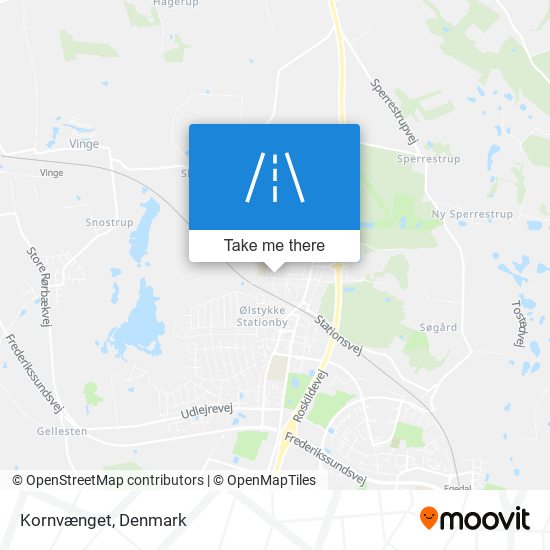 Kornvænget map