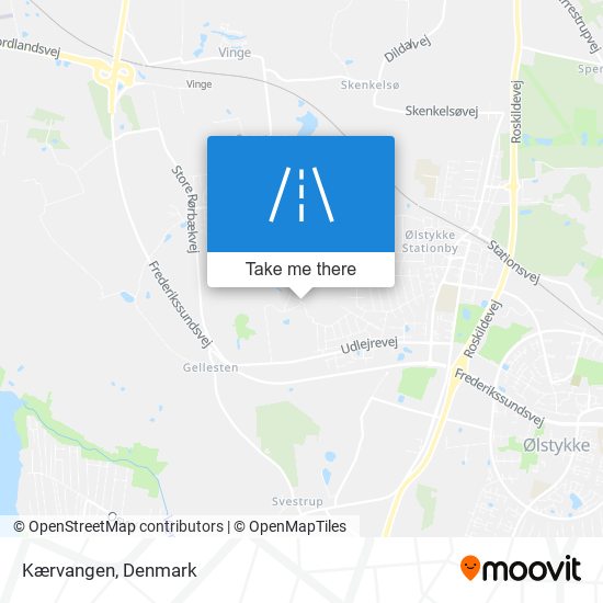 Kærvangen map