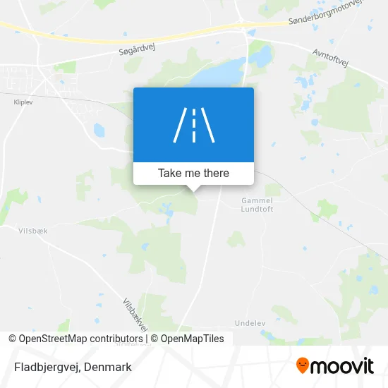 Fladbjergvej map