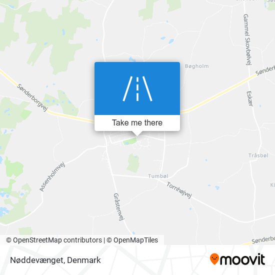 Nøddevænget map