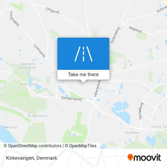 Kirkevangen map