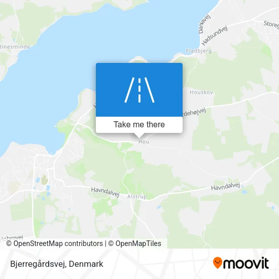 Bjerregårdsvej map