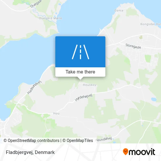 Fladbjergvej map