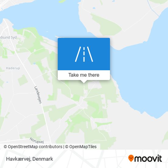 Havkærvej map