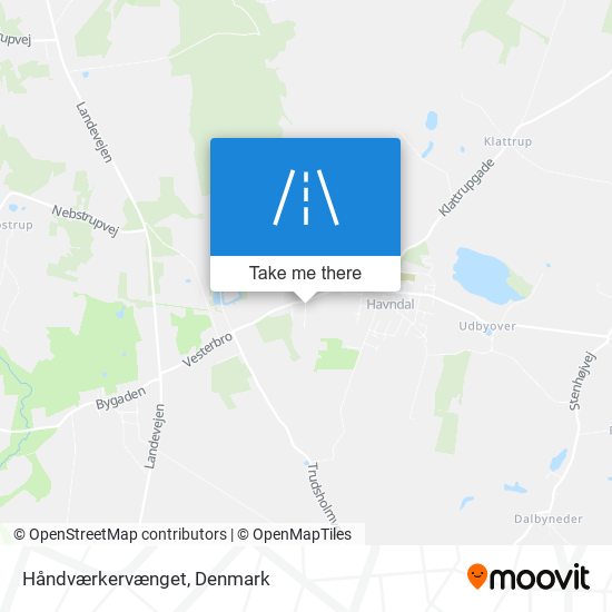 Håndværkervænget map