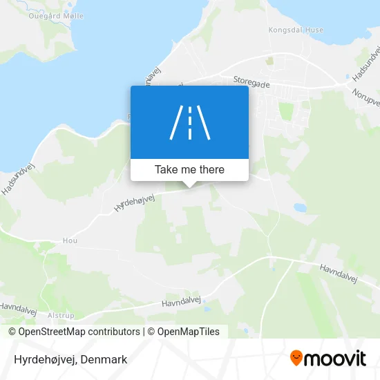 Hyrdehøjvej map