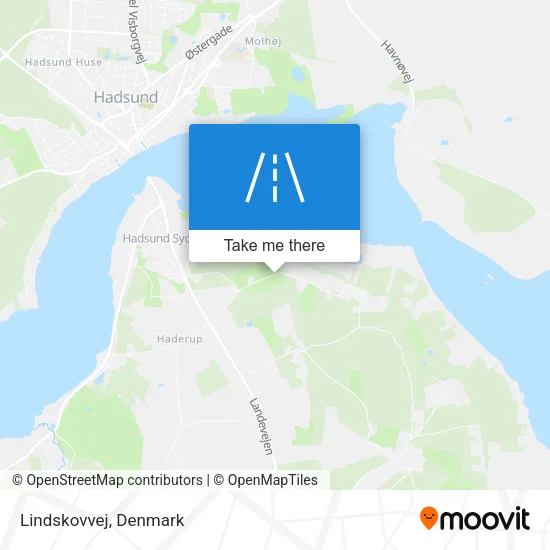 Lindskovvej map