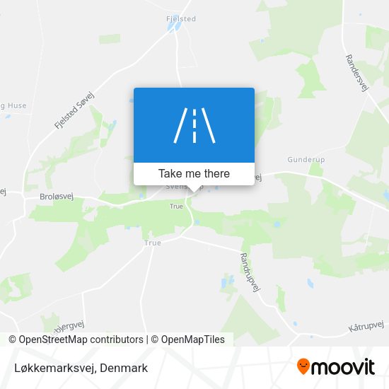 Løkkemarksvej map