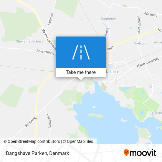 Bangshave Parken map