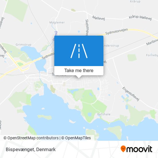 Bispevænget map