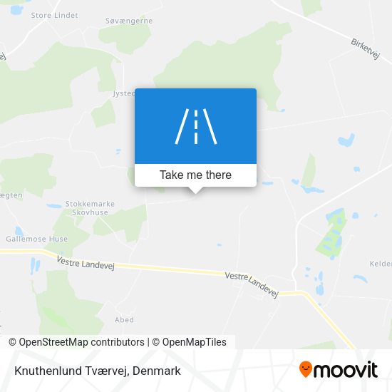 Knuthenlund Tværvej map
