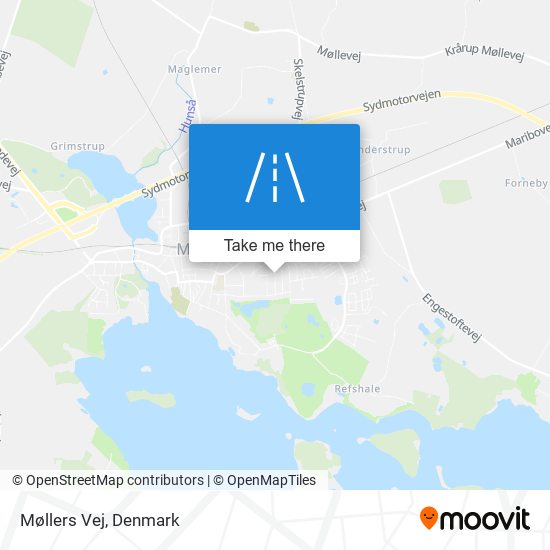 Møllers Vej map