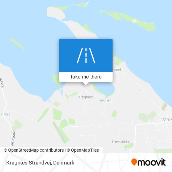 Kragnæs Strandvej map