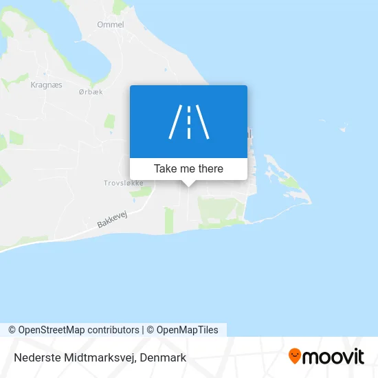 Nederste Midtmarksvej map