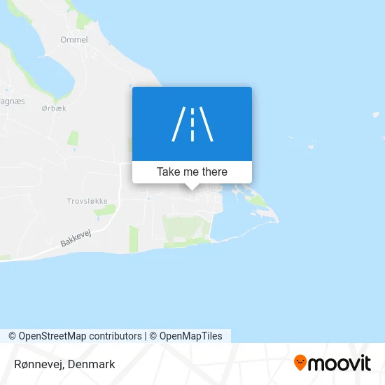Rønnevej map