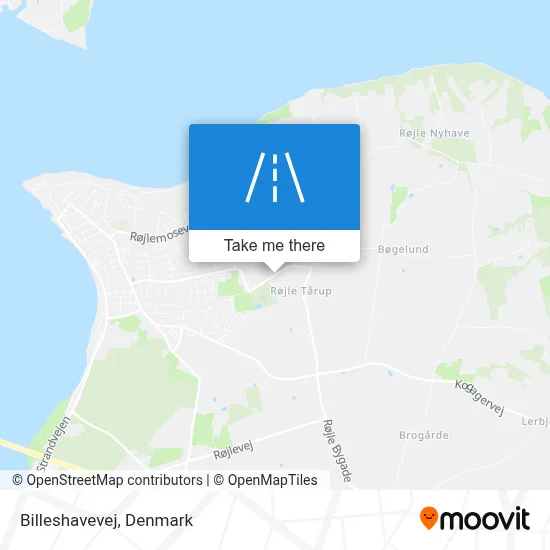 Billeshavevej map