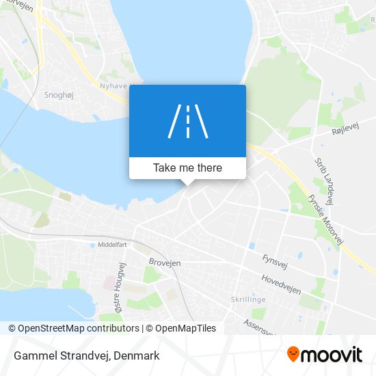 Gammel Strandvej map