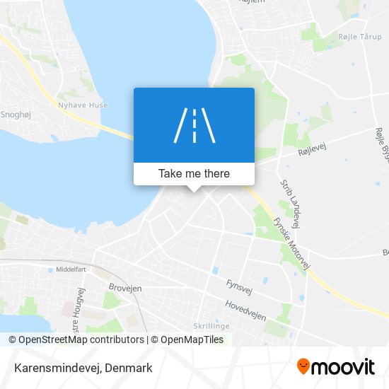 Karensmindevej map