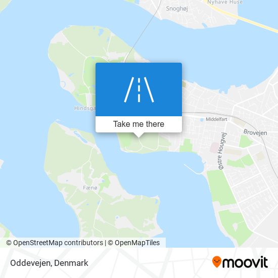 Oddevejen map