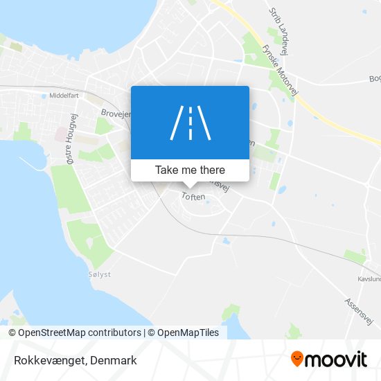 Rokkevænget map