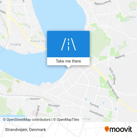 Strandvejen map