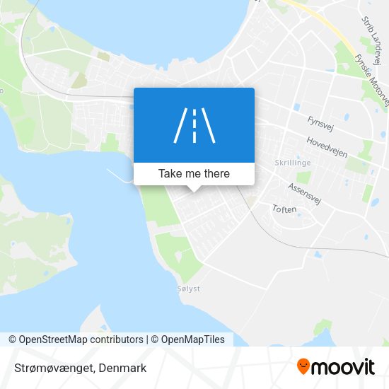 Strømøvænget map