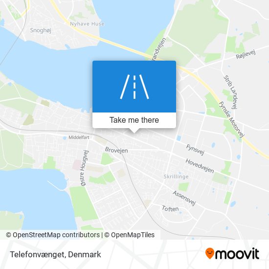 Telefonvænget map