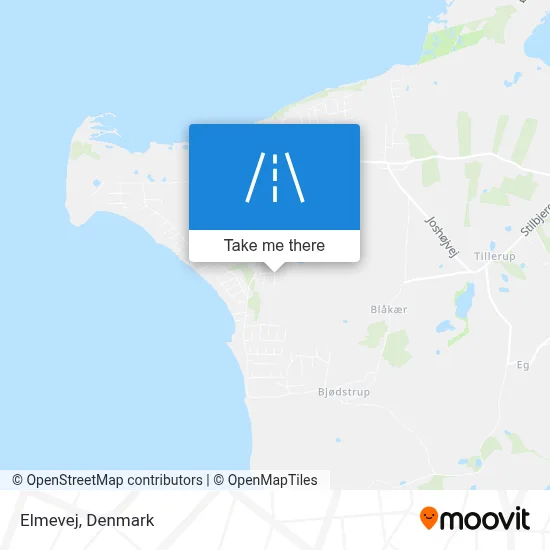 Elmevej map
