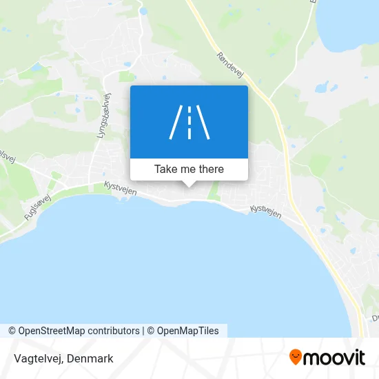 Vagtelvej map