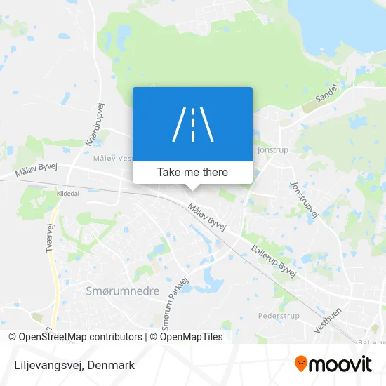 Liljevangsvej map