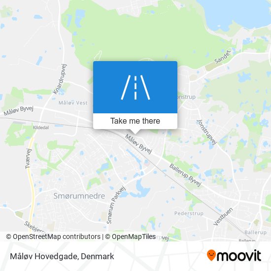 Måløv Hovedgade map