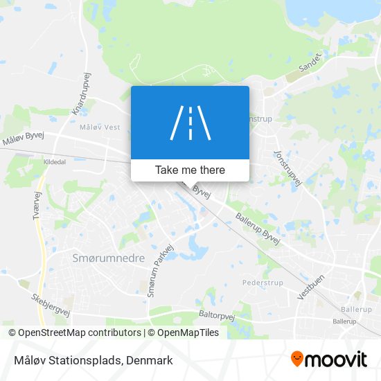 Måløv Stationsplads map