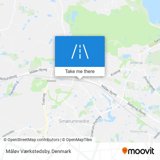 Måløv Værkstedsby map