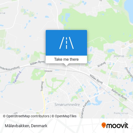 Måløvbakken map