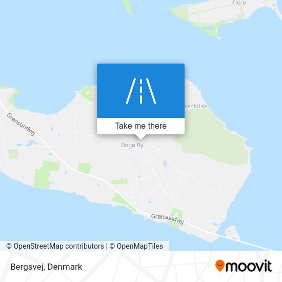 Bergsvej map