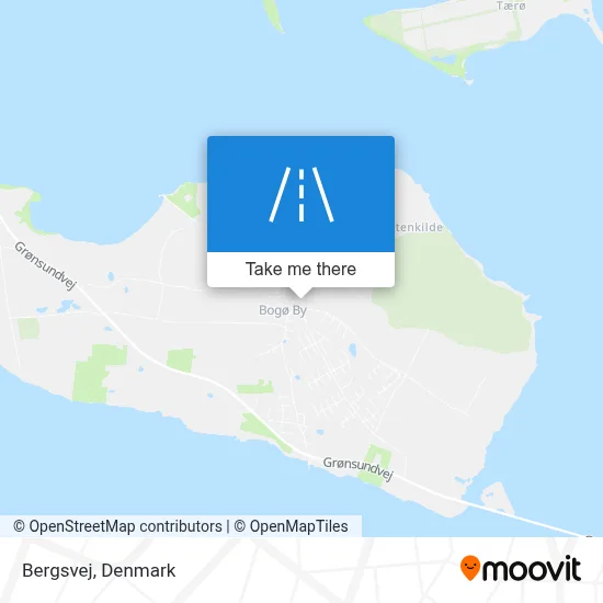 Bergsvej map