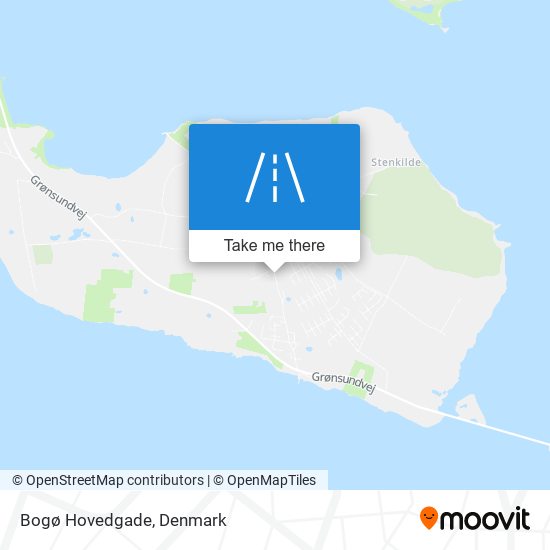 Bogø Hovedgade map