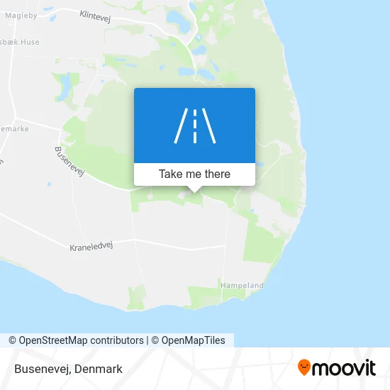 Busenevej map