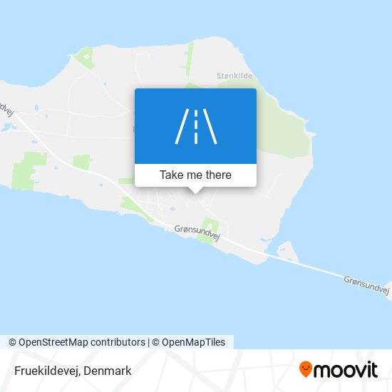 Fruekildevej map