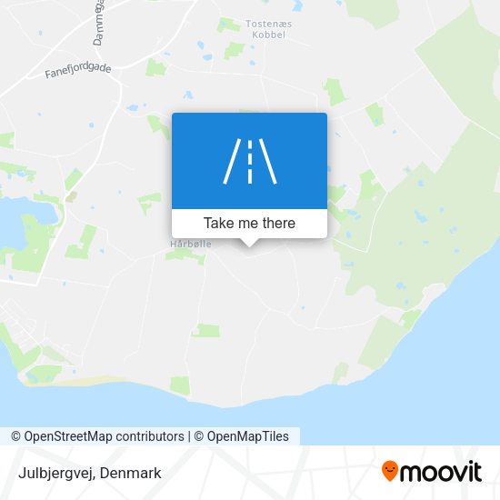 Julbjergvej map