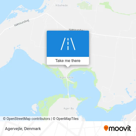 Agervejle map
