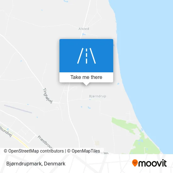 Bjørndrupmark map