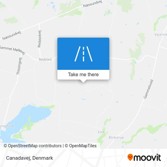 Canadavej map