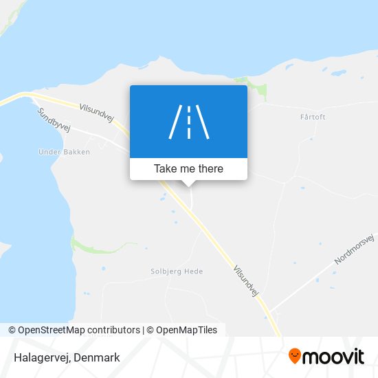 Halagervej map