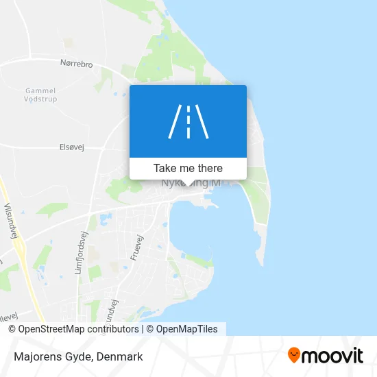 Majorens Gyde map