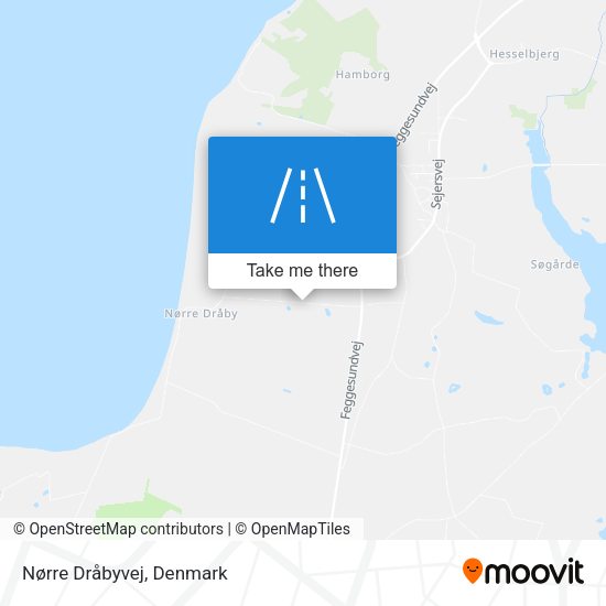 Nørre Dråbyvej map