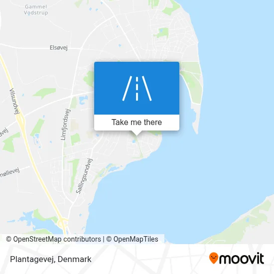 Plantagevej map