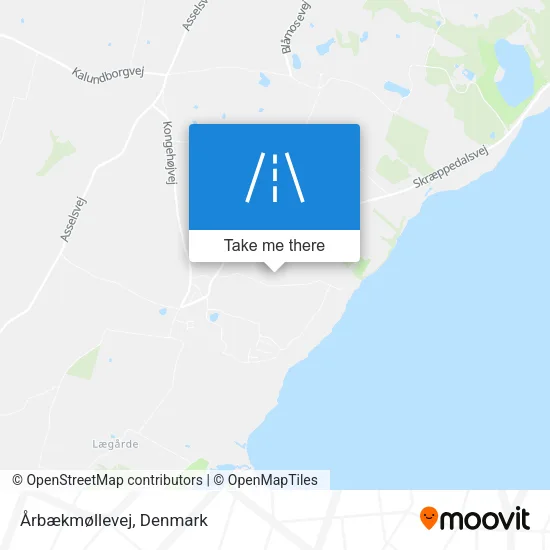 Årbækmøllevej map