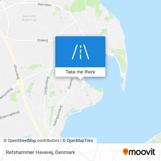 Refshammer Havevej map