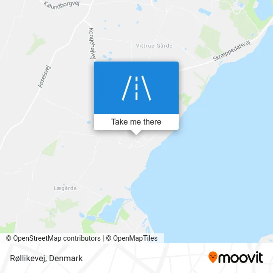 Røllikevej map